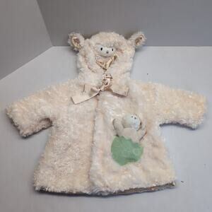 Gund Baby Lamb Costume Sweater Satin Lined Rattle Pocket
